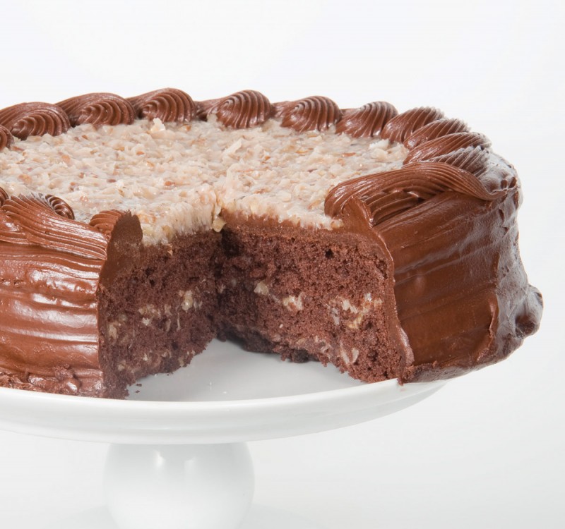 German Chocolate Cake-Eggless